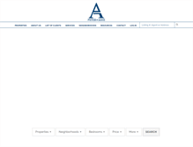 Tablet Screenshot of peterashe.com